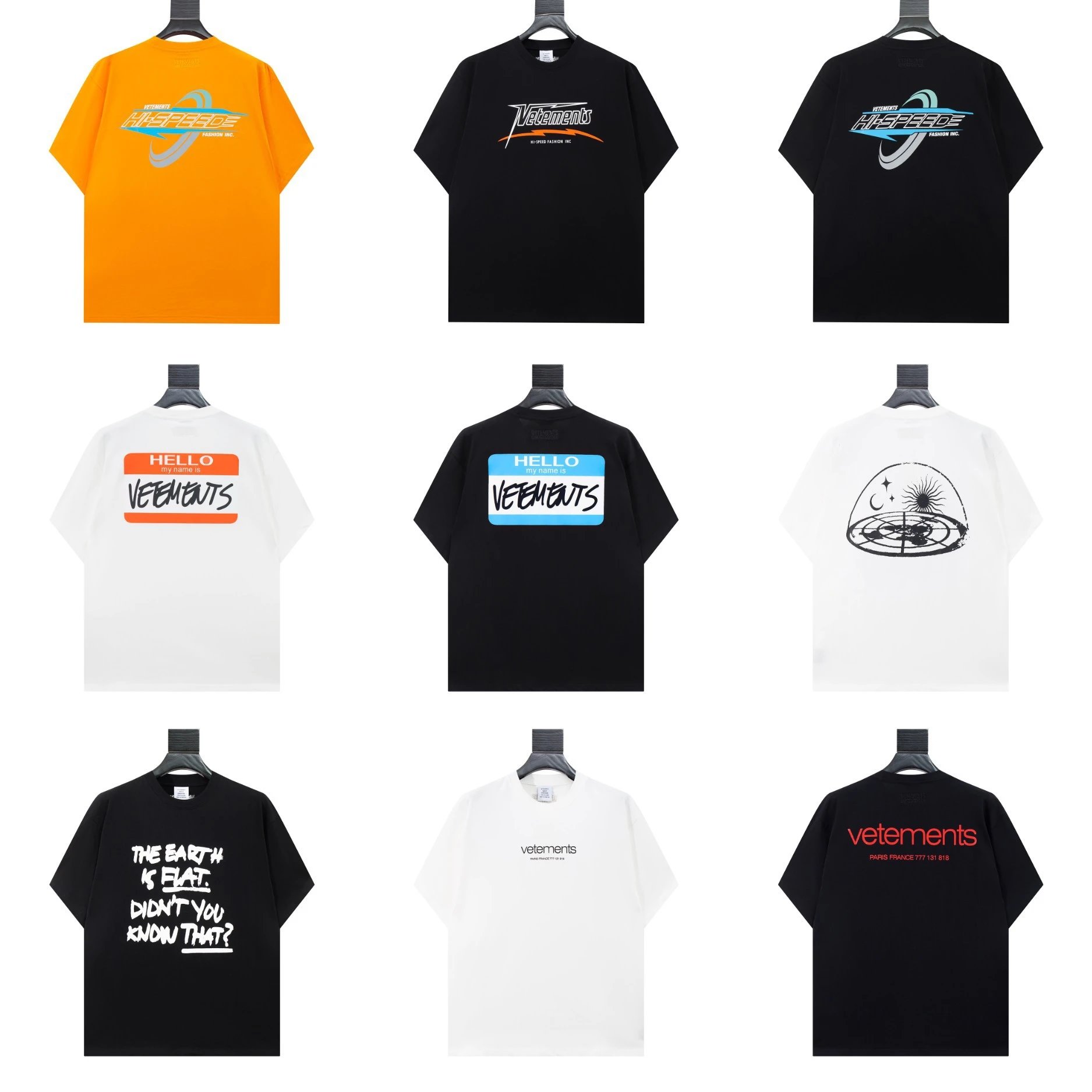 Trendy casual short-sleeved T-shirts for men and women